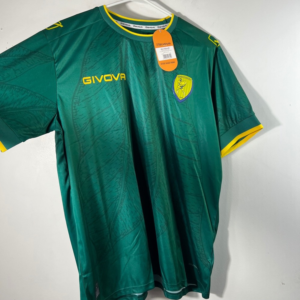 Givova Panetolikos‎ Third 24/25 Mens Football Shirt 2XL Green Regular Fit Tee